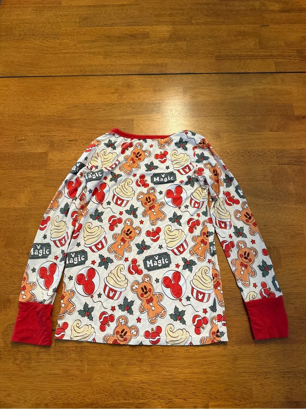 Charlie’s Project Kids 5/6 Merry & Bright Magic Gingerbread Mickey Bamboo pjs